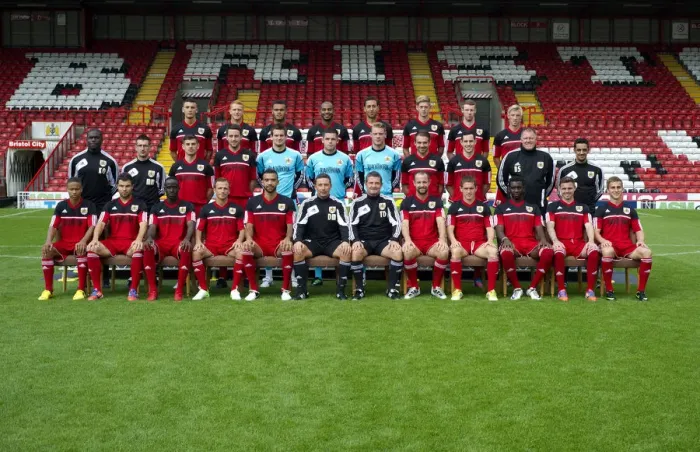 Framed Print : Bristol City Football Club: 2012-2013 Team Photo