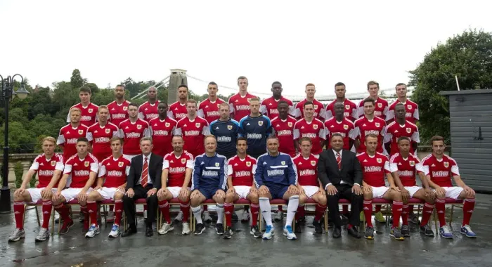 Framed Print : Bristol City Football Club: 2013 Team Photo (310713) Framed Print : Bristol City Football Club: 2013 Team Photo (310713)