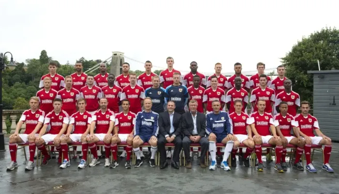 Framed Print : Bristol City Football Club 2013 Team Photo with Wessex Garages Sponsors Framed Print : Bristol City Football Club 2013 Team Photo with Wessex Garages Sponsors