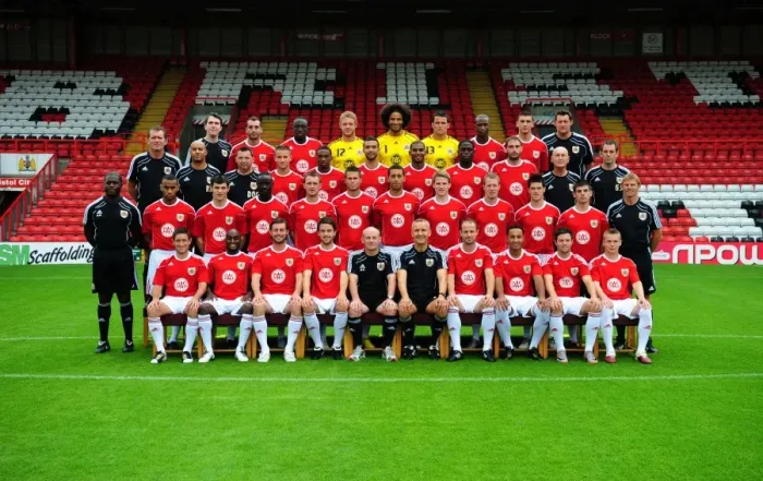 Framed Print : Bristol City Football Club 2016-2017: The Squad and Management Team