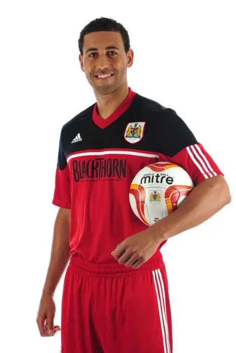 Framed Print : Bristol City Football Club: Lewin Nyatanga's Focused Expression during Pre-Season Training at Ashton Gate Stadium Framed Print : Bristol City Football Club: Lewin Nyatanga's Focused Expression during Pre-Season Training at Ashton Gate Stadium