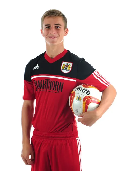 Framed Print : Bristol City Football Club: Joe Bryan's Focused Expression at Ashton Gate Stadium (Pre-Season Head Shots)