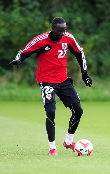 Bristol City Football Club: Albert Adomah in Training, September 2012