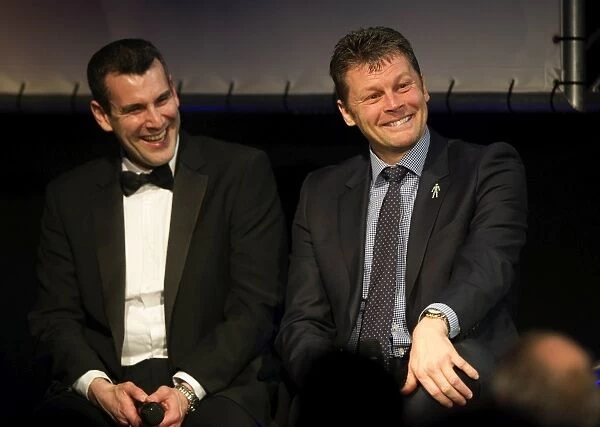 Bristol City Football Club: Andreas Kapoulas and Steve Cotterill at the 2015 Gala Dinner
