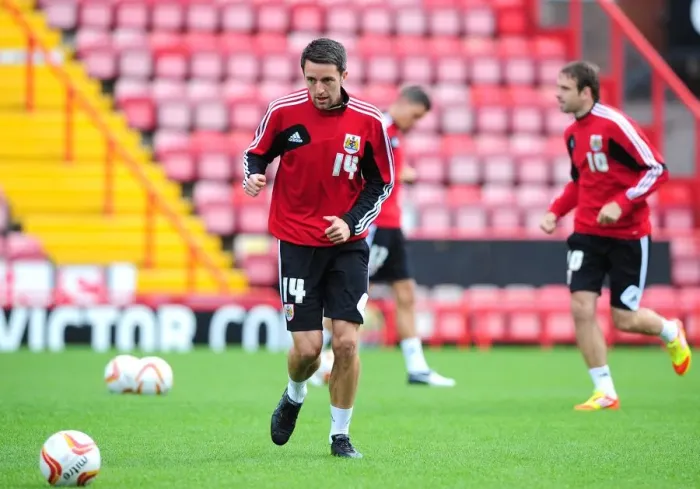 Framed Print : Bristol City Football Club: Cole Skuse at Pre-Season Open Day, August 3, 2012