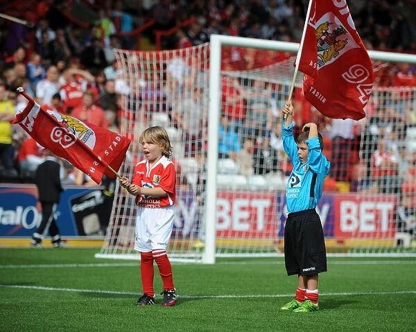 Bristol City Football Club: Flagbearer and Guard of Honor Ceremony vs Doncaster Rovers, Sky Bet League One