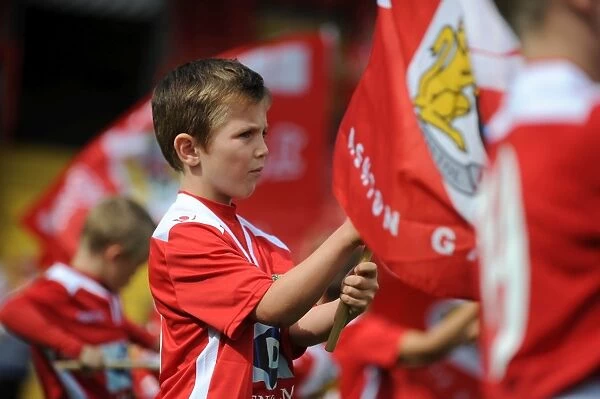 Bristol City Football Club: Flagbearer and Guard of Honor at Ashton Gate - Bristol City vs Doncaster Rovers, Sky Bet League One