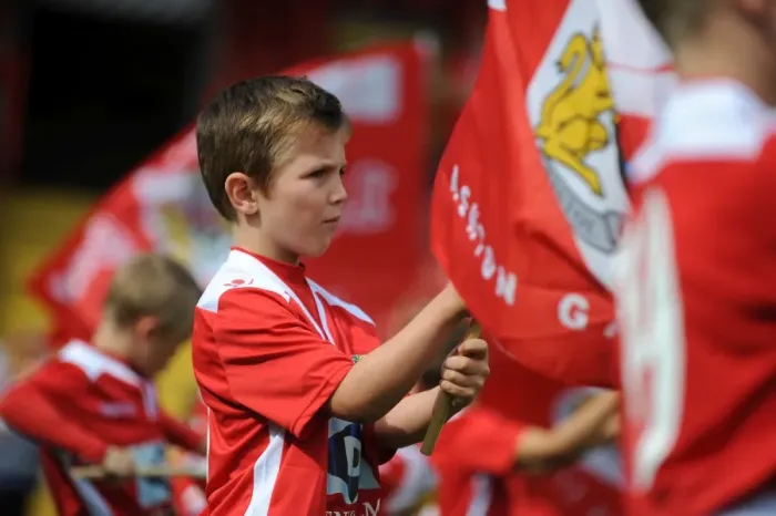 Framed Print : Bristol City Football Club: Flagbearer and Guard of Honor at Ashton Gate - Bristol City vs Doncaster Rovers, Sky Bet League One Framed Print : Bristol City Football Club: Flagbearer and Guard of Honor at Ashton Gate - Bristol City vs Doncaster Rovers, Sky Bet League One