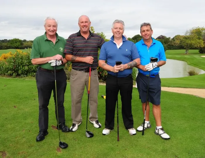 Framed Print : Bristol City Football Club: Golf Day - A Swing into Season 11-12