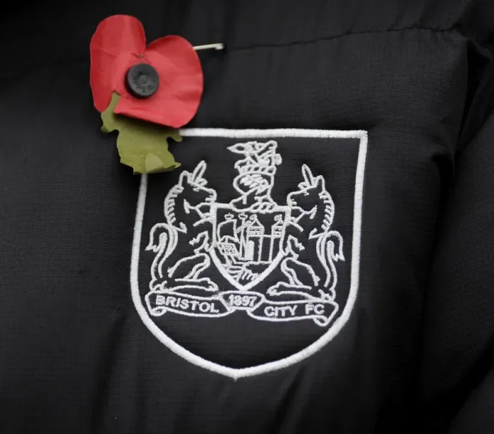 Framed Print : Bristol City Football Club Honors FA Cup Rival with Poppy Tribute at Ashton Gate Framed Print : Bristol City Football Club Honors FA Cup Rival with Poppy Tribute at Ashton Gate