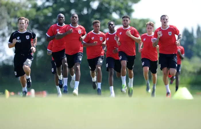 Framed Print : Bristol City Football Club: July 2014 Training Sessions Framed Print : Bristol City Football Club: July 2014 Training Sessions