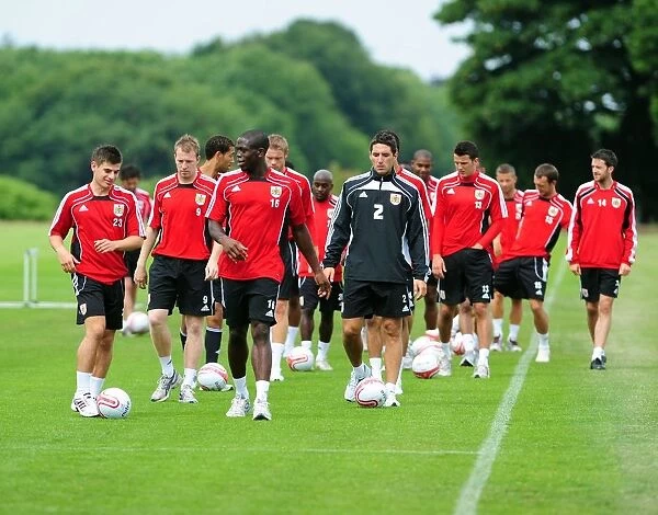 Bristol City Football Club: Kicking Off Pre-Season Training - Championship Players in Action