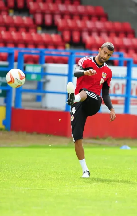 Framed Print : Bristol City Football Club: Liam Fontaine Kicks Off Pre-Season Training, July 2012 Framed Print : Bristol City Football Club: Liam Fontaine Kicks Off Pre-Season Training, July 2012
