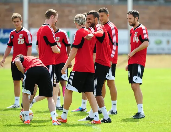 Framed Print : Bristol City Football Club: Liam Fontaine and Team Mates Train in Scotland, July 2012 Framed Print : Bristol City Football Club: Liam Fontaine and Team Mates Train in Scotland, July 2012