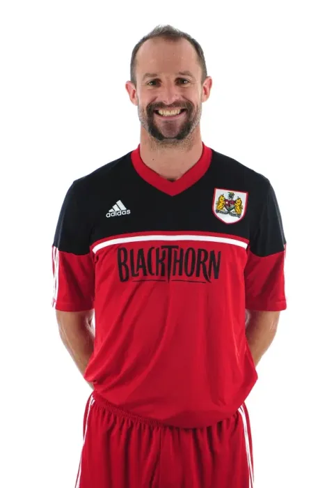 Framed Print : Bristol City Football Club: Louis Carey's Intense Focus during Pre-Season Training at Ashton Gate Stadium