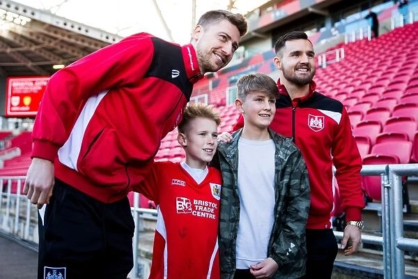 Bristol City Football Club: Meeting Jens Hegeler and Bailey Wright after the Match vs Rotherham United, Sky Bet Championship, Ashton Gate Stadium