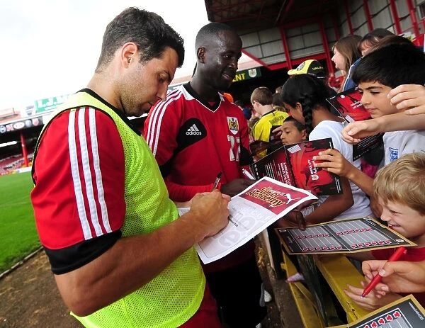 Bristol City Football Club: Open Day 2012 - Richard Foster Signing Autographs