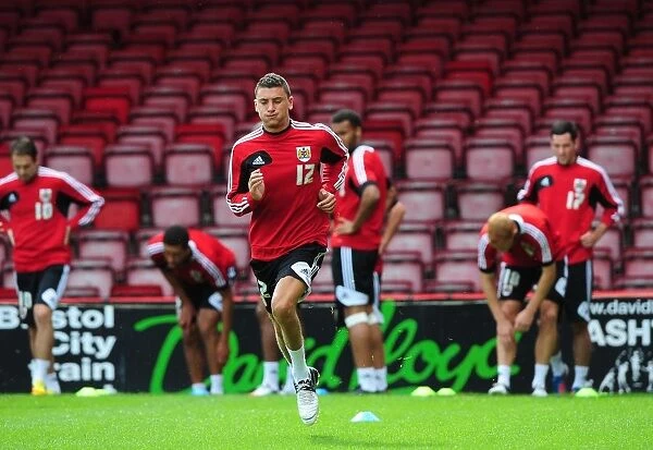 Bristol City Football Club: Open Day 2012 - James Wilson in Action