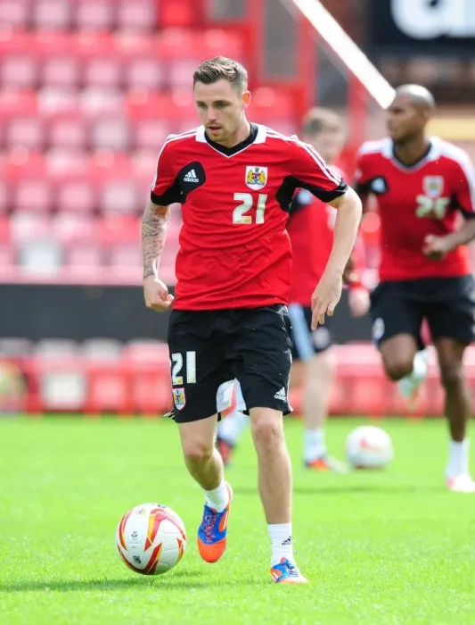 Framed Print : Bristol City Football Club: Paul Anderson at Pre-Season Open Day, August 2012