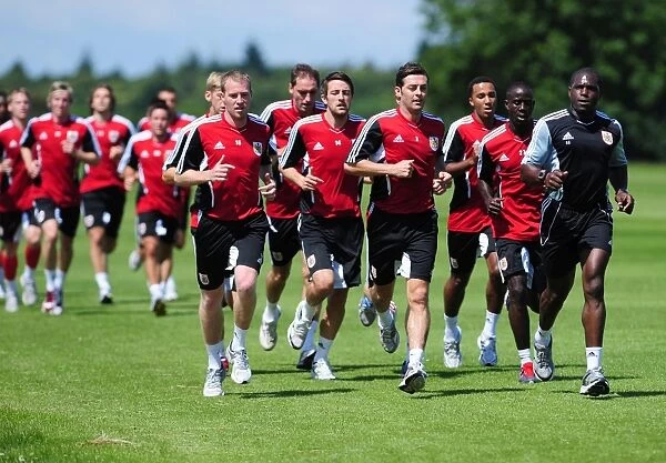 Bristol City Football Club: Players Kick-Start Pre-Season Training