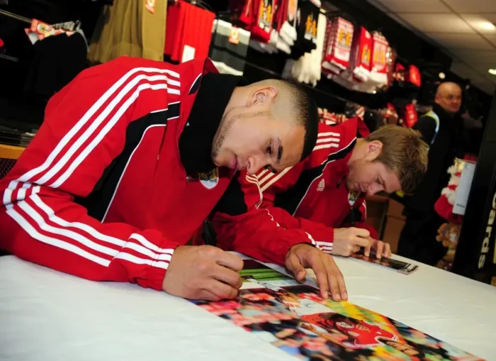 Framed Print : Bristol City Football Club: Season 10-11 - New Signing Unveiling Framed Print : Bristol City Football Club: Season 10-11 - New Signing Unveiling