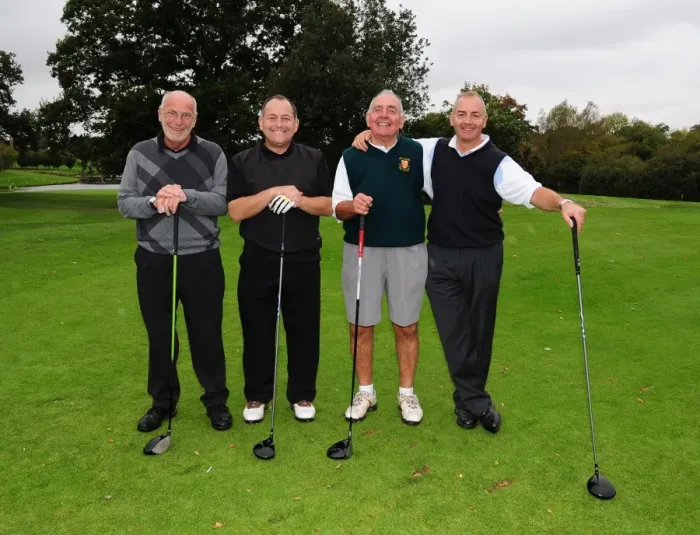 Framed Print : Bristol City Football Club: Season 11-12 Golf Day - A Swing in Football
