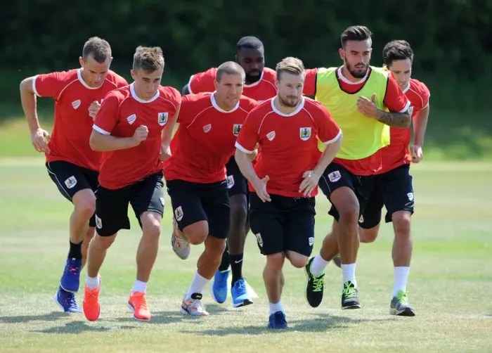 Framed Print : Bristol City Football Club: Training Sessions, July 2014 Framed Print : Bristol City Football Club: Training Sessions, July 2014