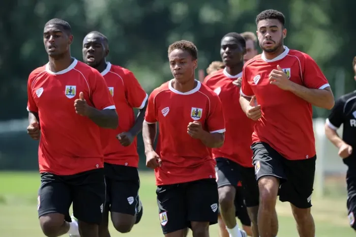Framed Print : Bristol City Football Club: Training Sessions, July 2014 Framed Print : Bristol City Football Club: Training Sessions, July 2014