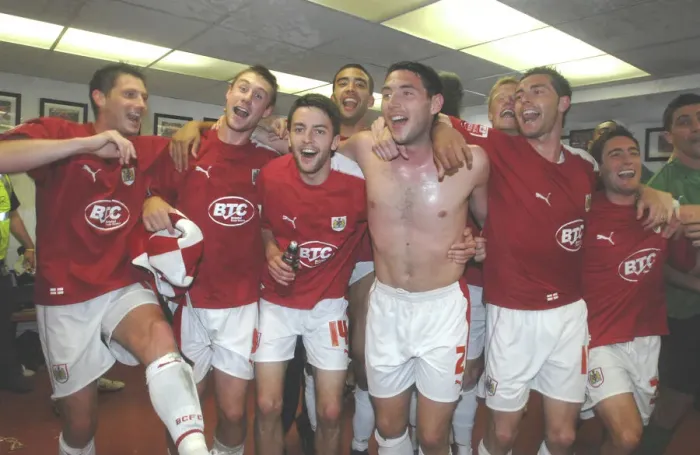 Framed Print : Bristol City Football Club: Unforgettable Moments of Promotion in the Exclusive Dressing Room Framed Print : Bristol City Football Club: Unforgettable Moments of Promotion in the Exclusive Dressing Room