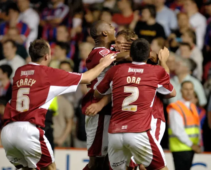 Framed Print : Bristol City Football Club: Unforgettable Play-Off Victory Celebration vs. Crystal Palace