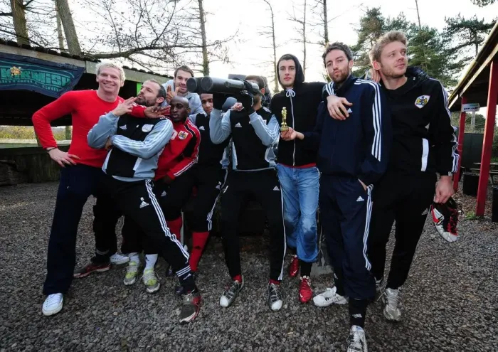 Framed Print : Bristol City Football Club: United Through Paintball - Season 11-12: The First Team's Paintball Challenge Framed Print : Bristol City Football Club: United Through Paintball - Season 11-12: The First Team's Paintball Challenge
