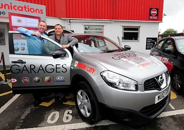 Bristol City Football Club: Wessex Garages Delivers New Media Car at Pre-Season Open Day