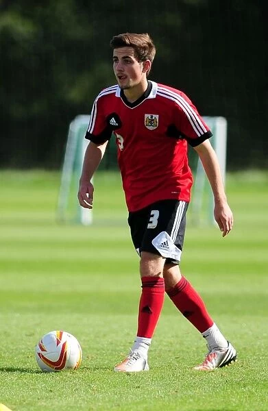 Bristol City Football Club: Young Talent Lewis Hall in Training