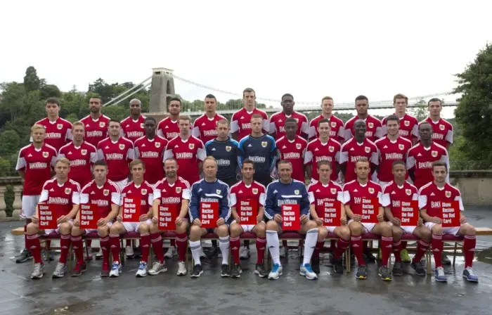 Framed Print : Bristol City Football Team - 2013 Group Photo