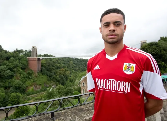 Framed Print : Bristol City Football Team: Derrick Williams at Avon Gorge Hotel, Bristol (July 2013) Framed Print : Bristol City Football Team: Derrick Williams at Avon Gorge Hotel, Bristol (July 2013)