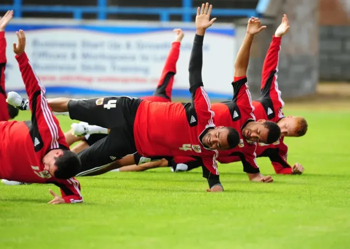 Framed Print : Bristol City Football Team: Liam Fontaine and Team Mates Gear Up for Pre-Season Training (Scotland Tour) Framed Print : Bristol City Football Team: Liam Fontaine and Team Mates Gear Up for Pre-Season Training (Scotland Tour)