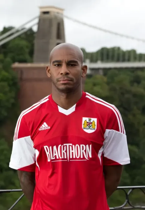 Framed Print : Bristol City Football Team: Marvin Elliot at Avon Gorge Hotel - 2013 Pre-Season