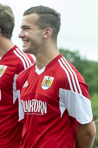 Bristol City Football Team: Mitch Brundle Laughs it Up at Avon Gorge Hotel (Team Photo)