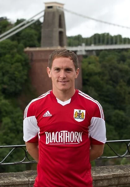 Bristol City Football Team: Neil Kilkenny Portraits at Avon Gorge Hotel, Bristol (July 2013)
