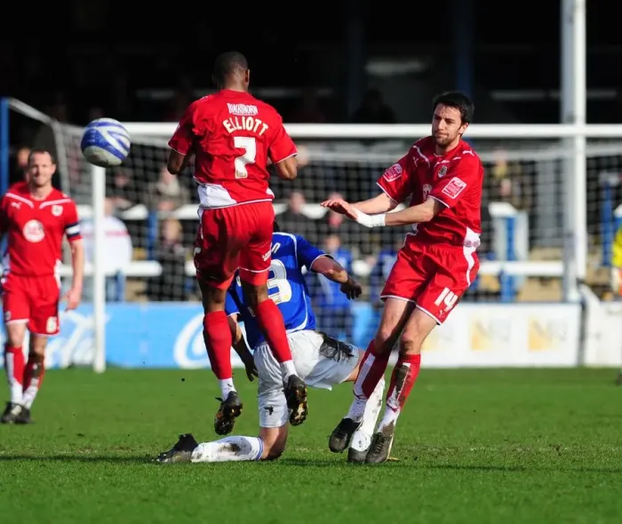 Framed Print : Bristol City Footballers Marvin Elliott and Cole Skuse Clash for the Ball against Peterborough, Championship 2010 Framed Print : Bristol City Footballers Marvin Elliott and Cole Skuse Clash for the Ball against Peterborough, Championship 2010