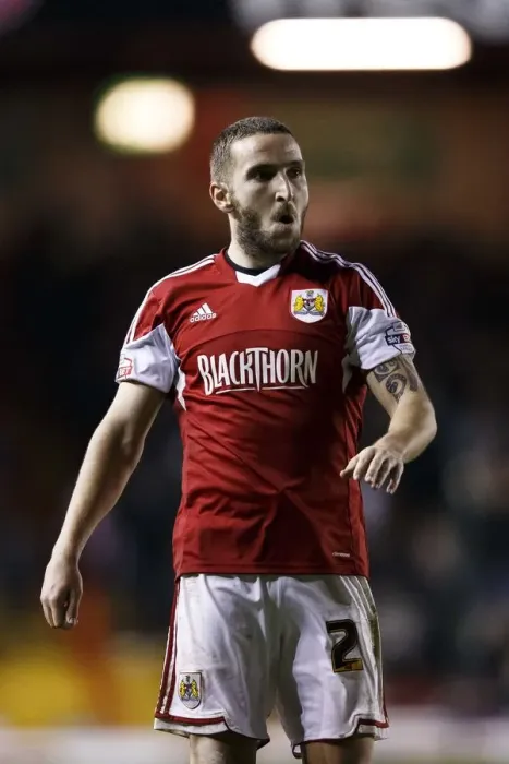 Framed Print : Bristol City Forward Martin Paterson Reacts to Saved Shot during Bristol City vs Port Vale Match, Sky Bet League One