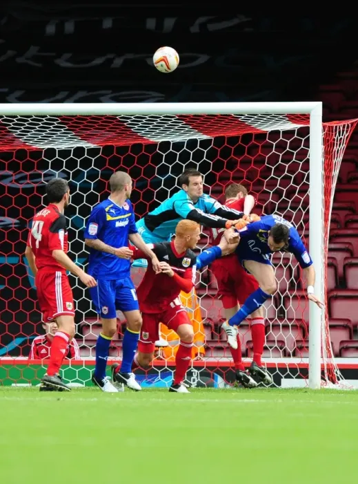 Framed Print : Bristol City Goalkeeper Tom Heaton Clears Ball vs Cardiff City, Championship 2012 Framed Print : Bristol City Goalkeeper Tom Heaton Clears Ball vs Cardiff City, Championship 2012