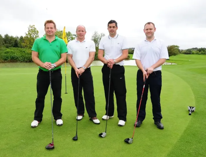 Framed Print : Bristol City Golf Day with the First Team - Season 11-12