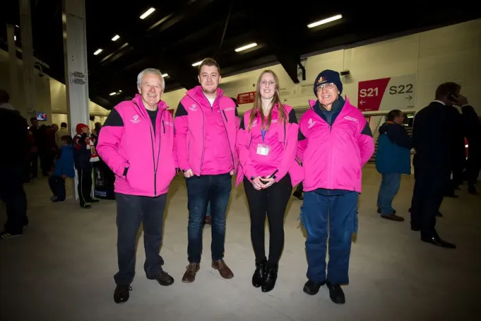 Framed Print : Bristol City Helpers Unveil New Uniform at Ashton Gate Stadium during Bristol City vs. Nottingham Forest Match Framed Print : Bristol City Helpers Unveil New Uniform at Ashton Gate Stadium during Bristol City vs. Nottingham Forest Match