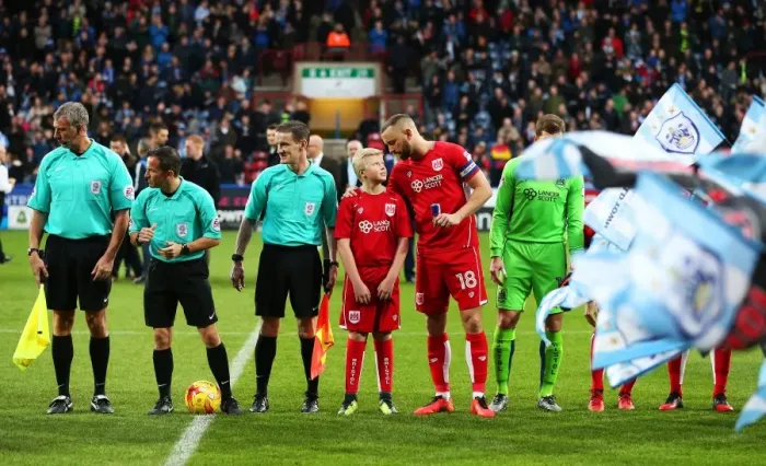 Framed Print : Bristol City at Huddersfield Town: A Football Showdown