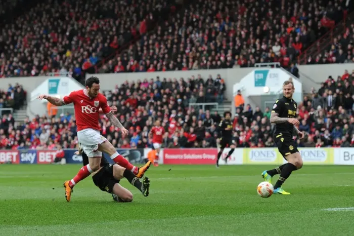 Framed Print : Bristol City Leads 2-0: Lee Tomlin's Goal vs. Bolton Wanderers (2016) Framed Print : Bristol City Leads 2-0: Lee Tomlin's Goal vs. Bolton Wanderers (2016)