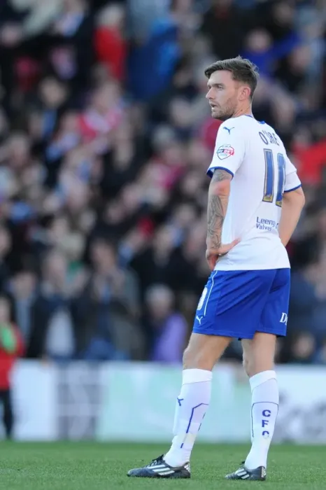Framed Print : Bristol City Leads 3-2: Jay O'Shea's Dejected Expression after Wes Burns Late Goal (Sky Bet League One, Ashton Gate) Framed Print : Bristol City Leads 3-2: Jay O'Shea's Dejected Expression after Wes Burns Late Goal (Sky Bet League One, Ashton Gate)
