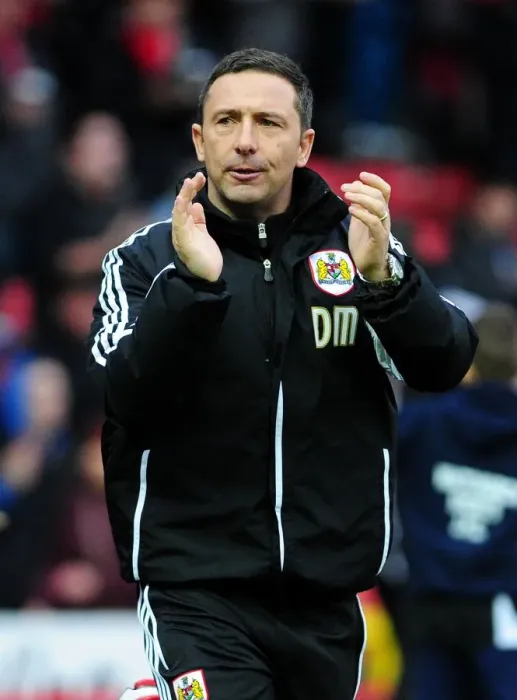 Framed Print : Bristol City Manager Derek McInnes Pre-Match Applause vs Peterborough United (December 2012) Framed Print : Bristol City Manager Derek McInnes Pre-Match Applause vs Peterborough United (December 2012)