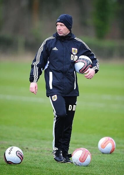 Bristol City Manager Derek McInnes in Training, January 2012