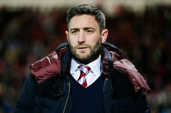 Bristol City Manager Lee Johnson Watches Intently During Bristol City vs Brighton & Hove Albion, Sky Bet Championship Match at Ashton Gate Stadium (February 2016)